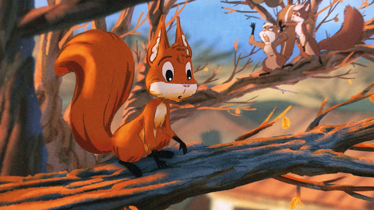 MERKUR animated squirrel commercial still image by Sascha Vernik / REVKIN